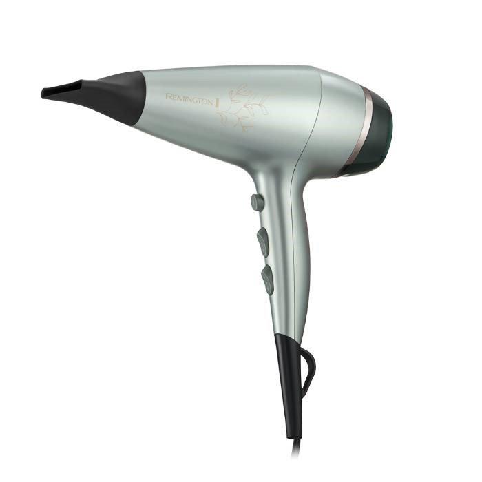 Buy Remington botanic hairdryer, 2300w, 3 heat settings, ac5860 - green in Kuwait