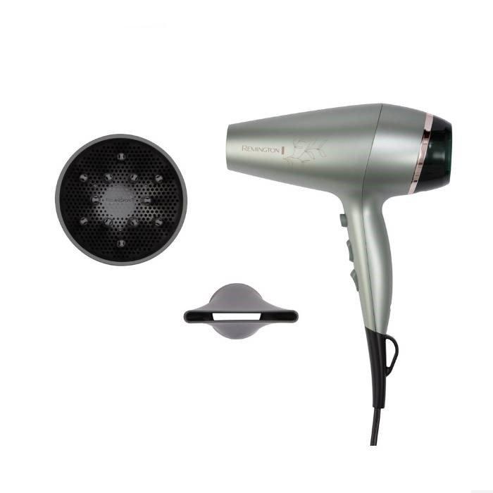 Remington Botanic Hairdryer, 2300W, 3 Heat Settings, AC5860 - Green