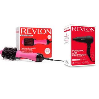 Buy Revlon one step hair dryer & volumizer + ionic hair dryer, 2000w drying, rvdr5222+... in Kuwait