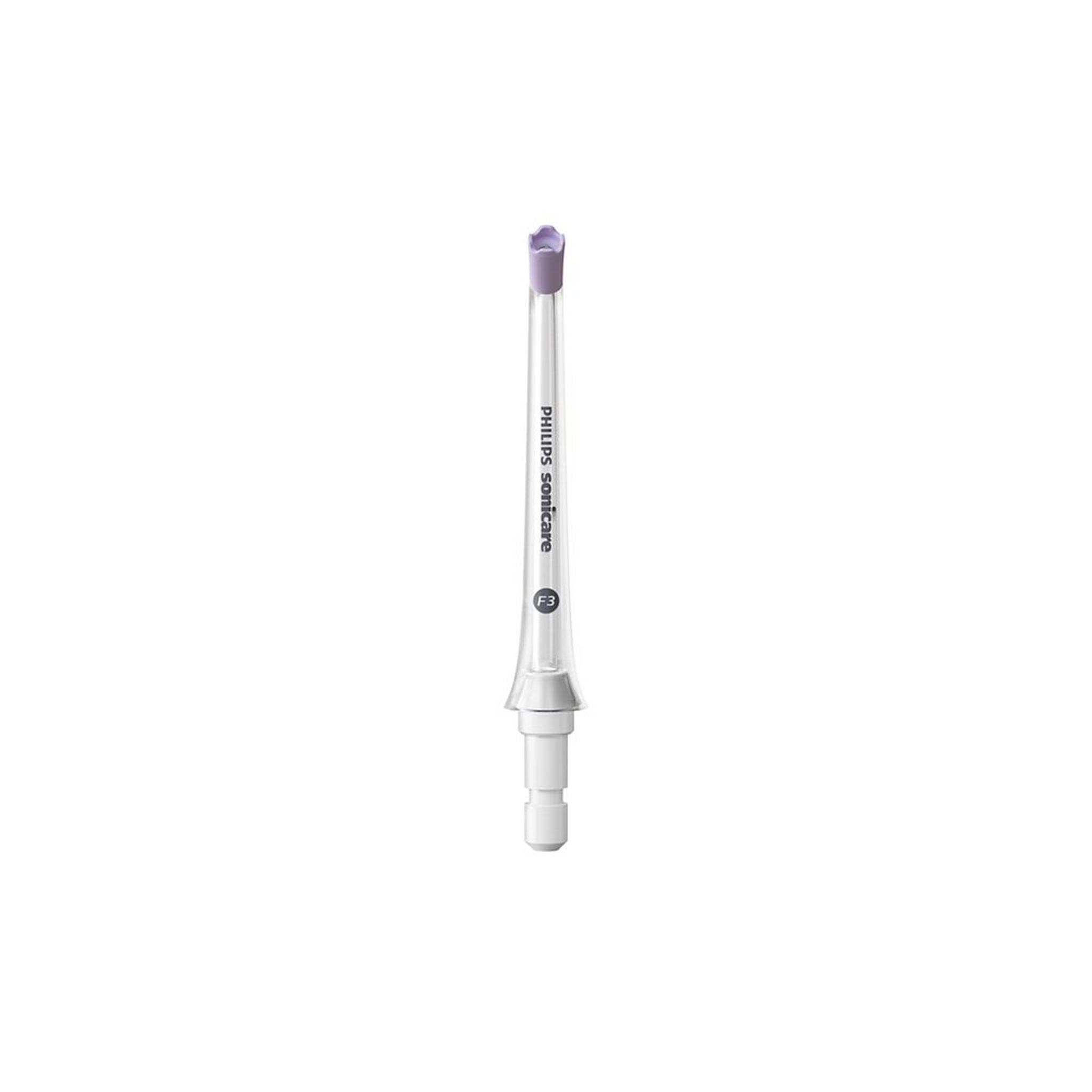فوهة جهاز غسل الفم بتدفق رباعي من فيليبس، فوهتان، HX3062/00 - أبيض