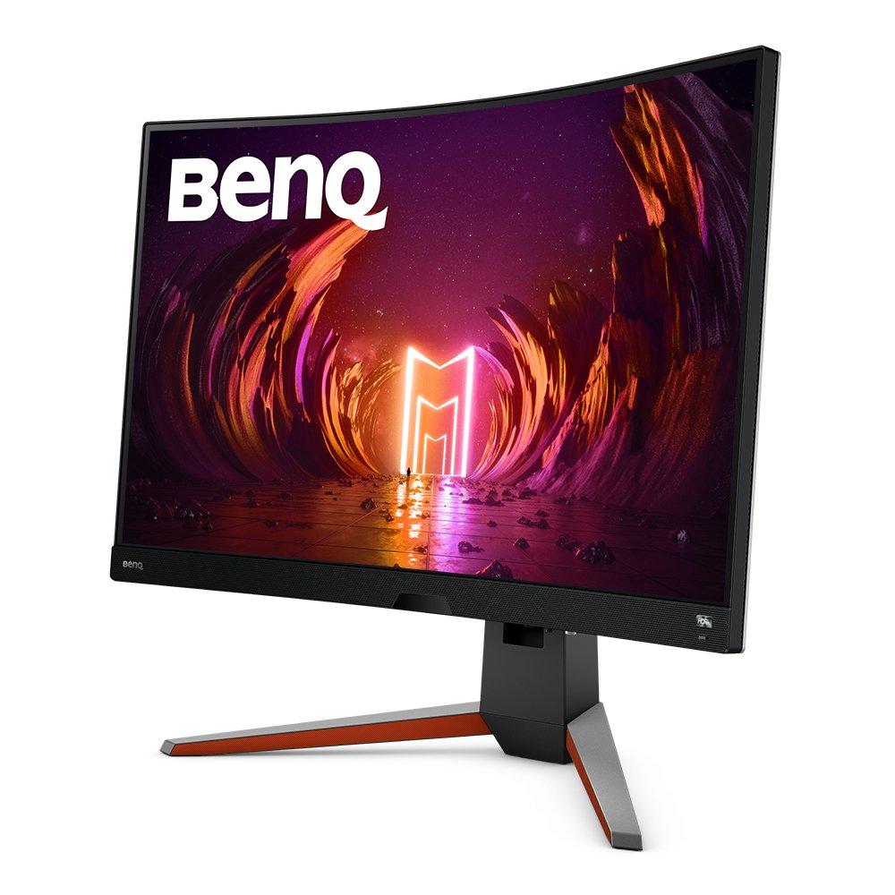 BenQ Curved 2K QHD Gaming Monitor, 32 Inch, 165Hz, 1Ms, 1000R, HDRi, EyeCare (EX3210R) - Metallic Grey