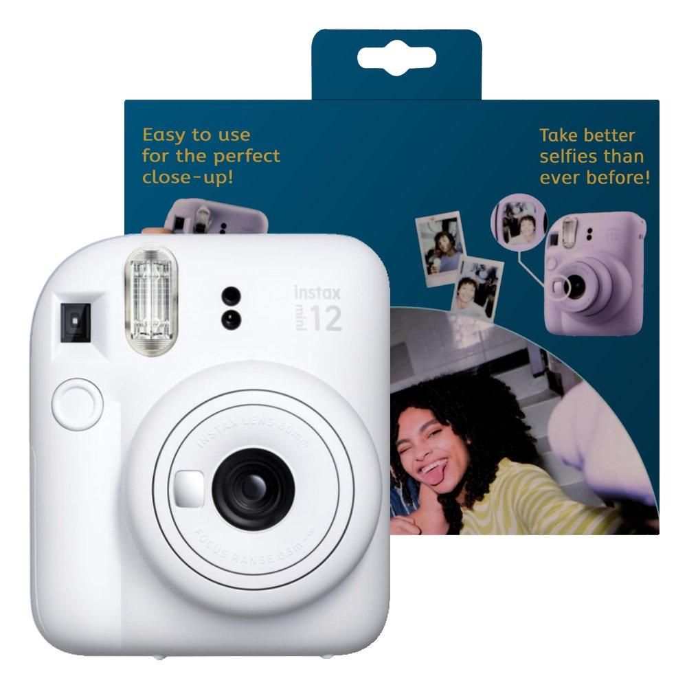 Buy Fujifilm instax mini 12 instant film camera bundle - white in Kuwait