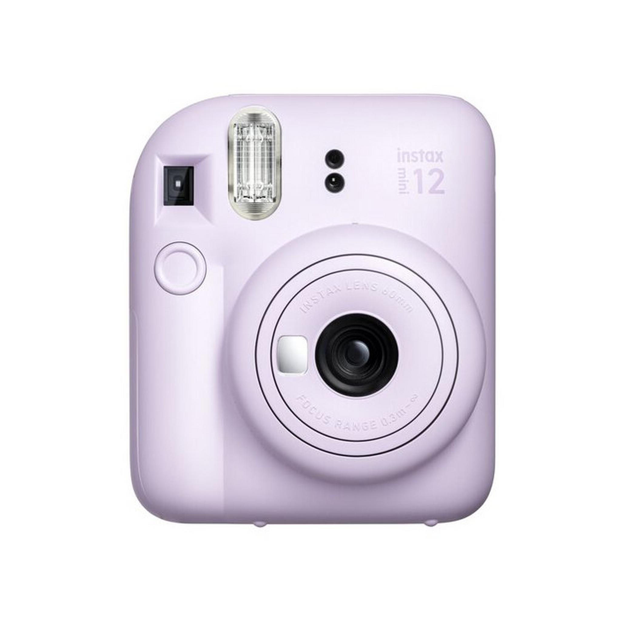 Fujifilm Instax Mini 12 Instant Film Camera Bundle - Purple