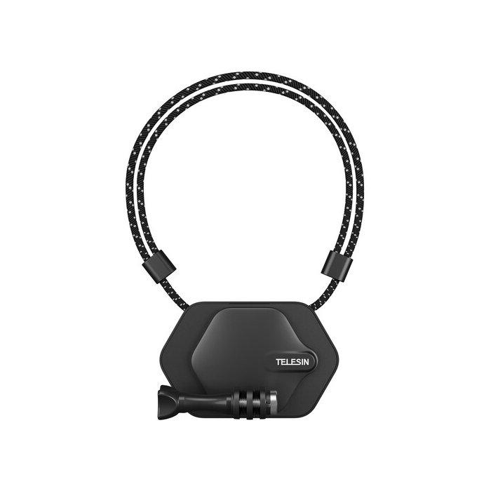 TELESIN Magnetic Bracket Halter Set for Action Cameras, TE-MMK-002 - Black