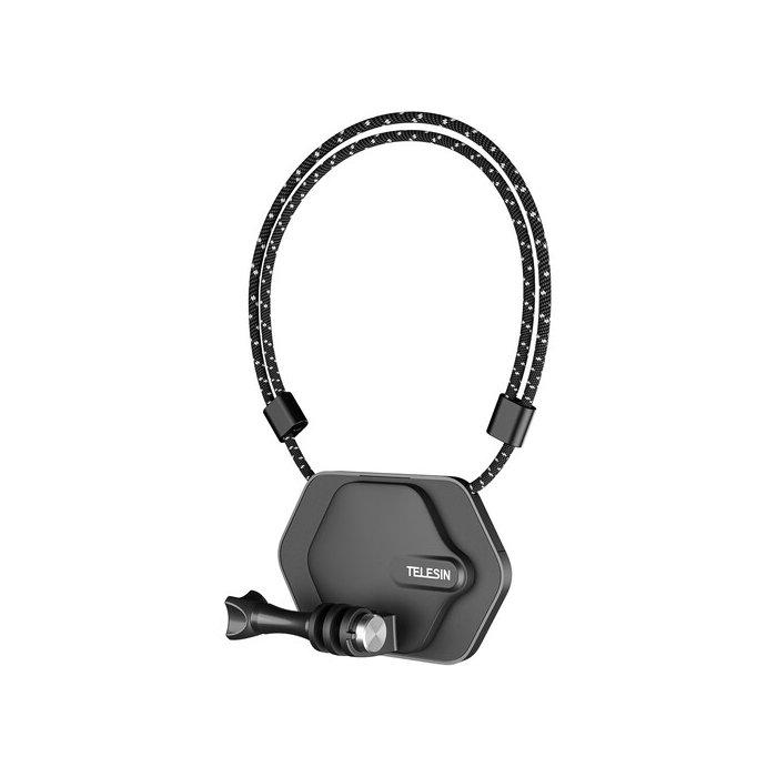 TELESIN Magnetic Bracket Halter Set for Action Cameras, TE-MMK-002 - Black