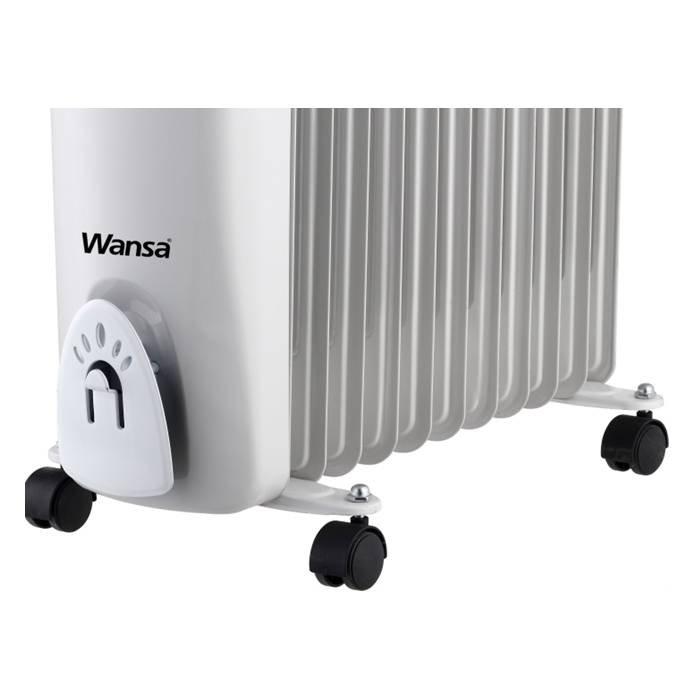 Wansa 2500W 11 Fins Oil Heater - CY-C08-11-25