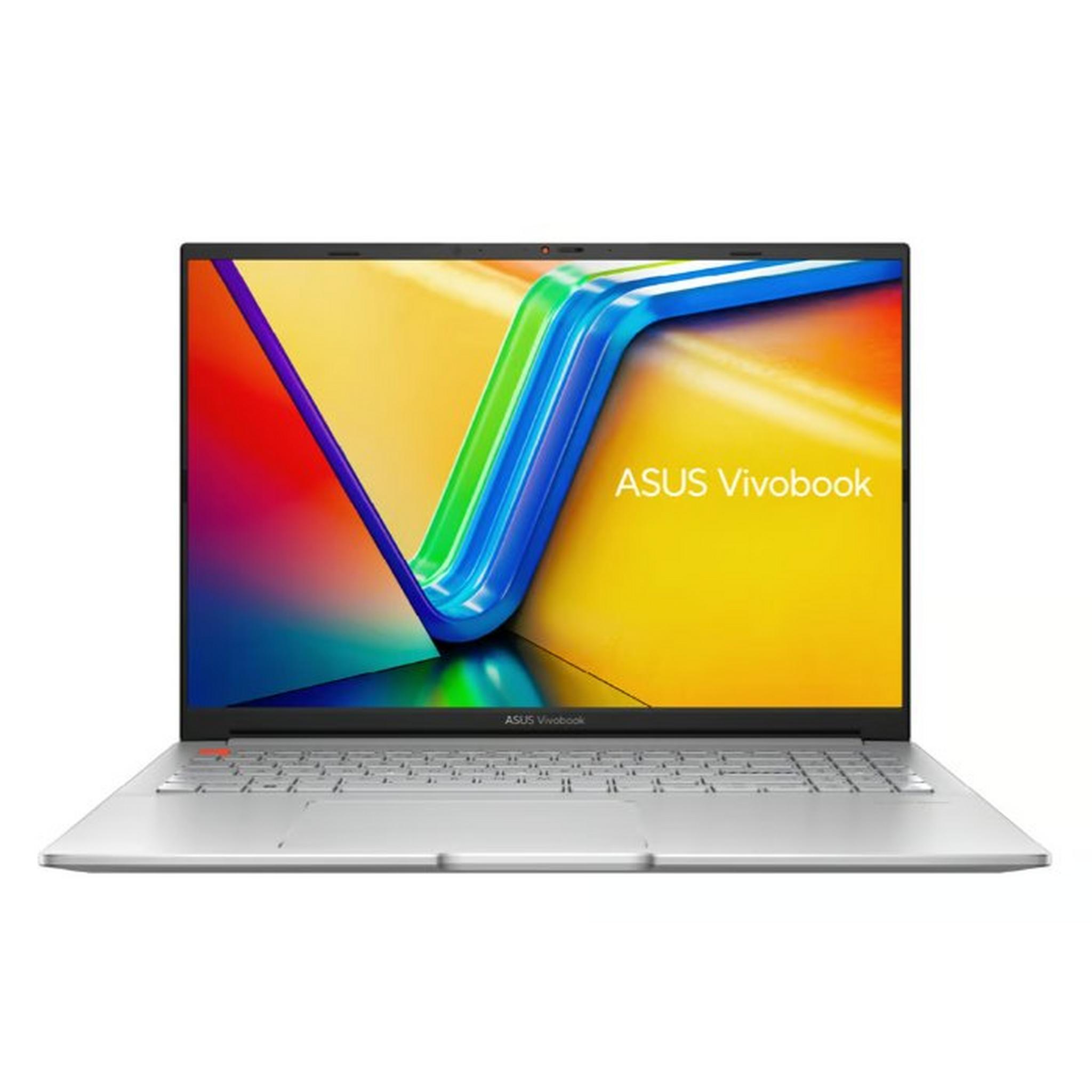ASUS VivoBook Pro Laptop, Intel Core i9, 16GB RAM, 1TB SSD, 16inch, NVIDIA GeForce RTX 3050 Graphics, Windows 11 Home, English & Arabic Keyboard, K6602HC-MB082W - Silver