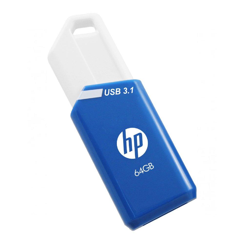 PNY USB 3.1 Flash Drive 3 Pack, 64GB, P-HPFD755W64X3-GE – White&Blue
