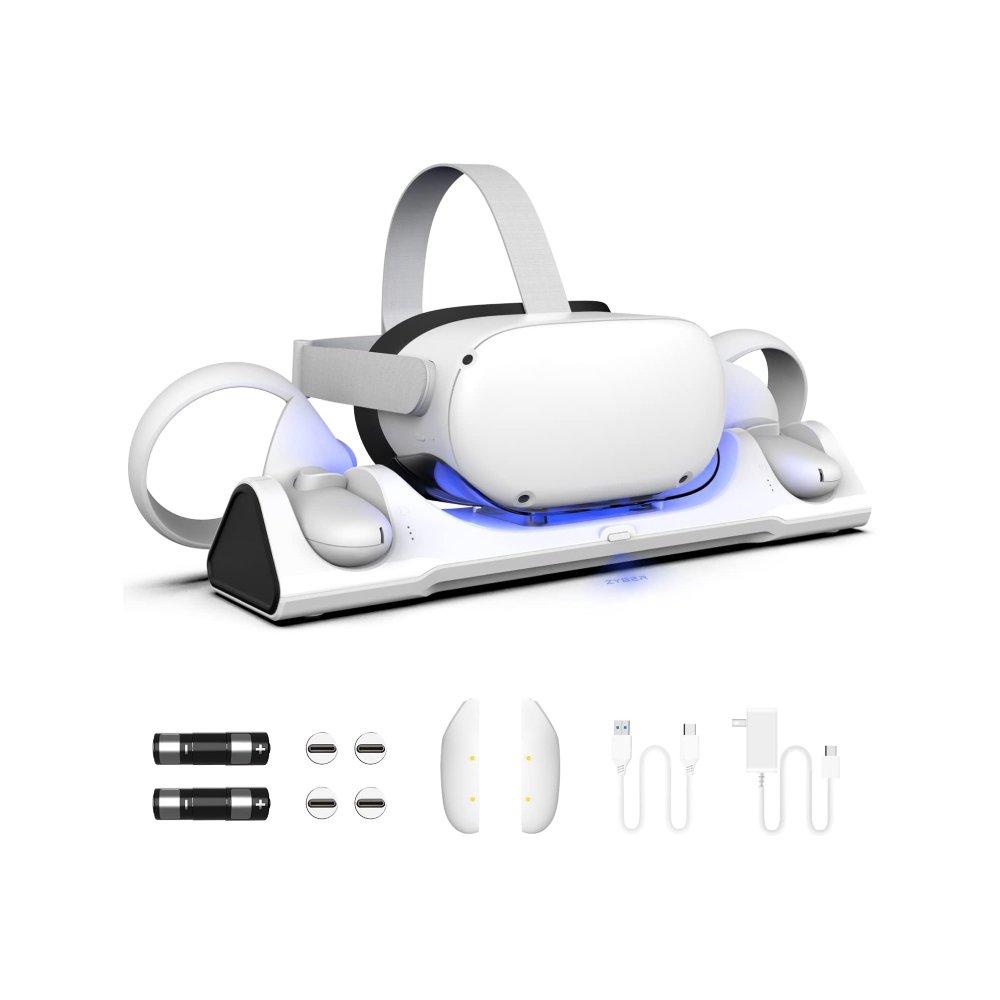 Blupebble Elite Charging Station for Meta, BP- VRELITECS- WH - White