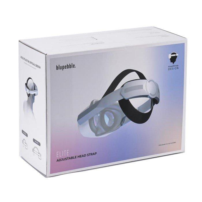 Buy Blupebble elite adjustable head strap for quest 2, bp-vreahstra-p-wh  - white in Kuwait