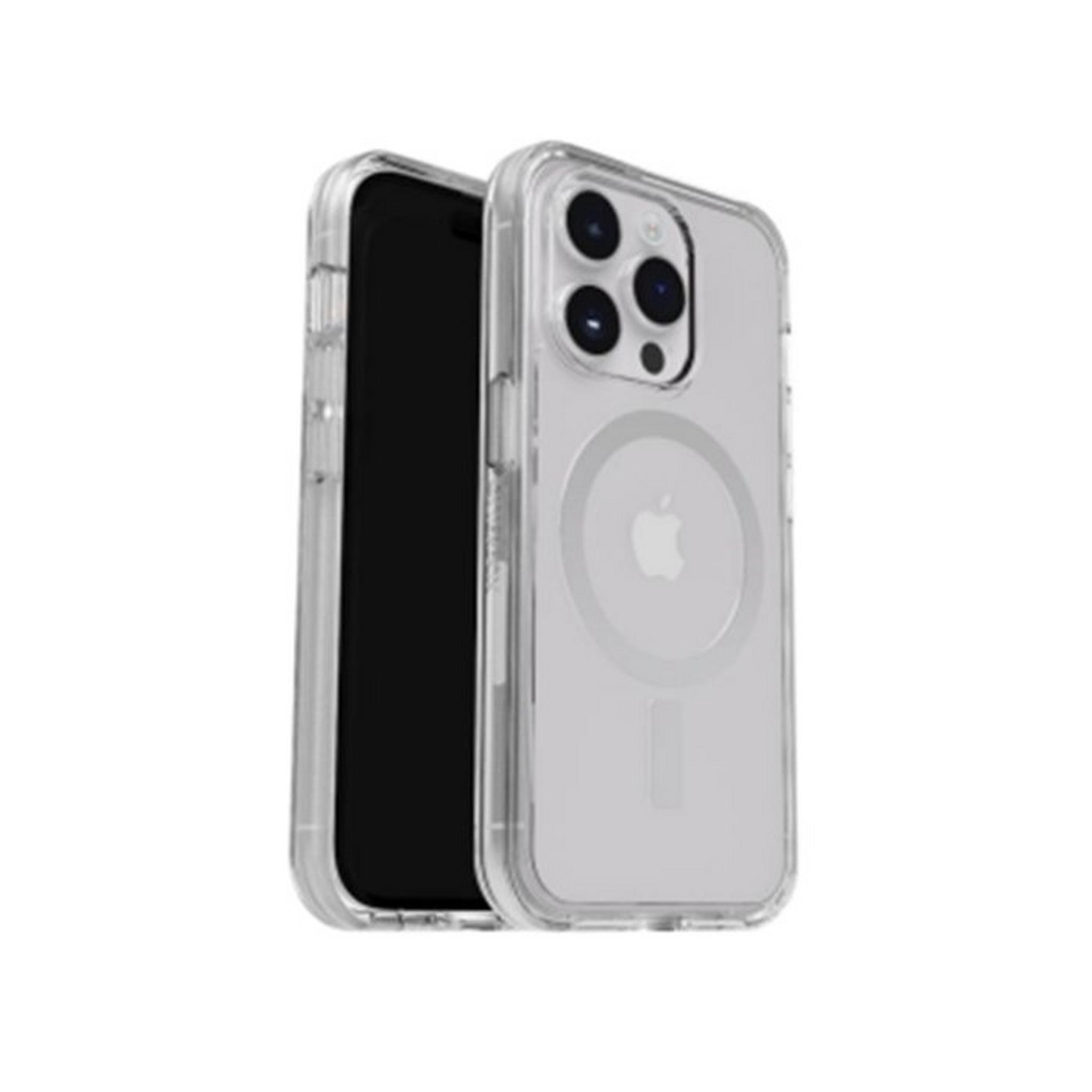 OtterBox Symmetry Clear MagSafe Case for 6.1-inch iPhone 15 Pro, 77-93026 - Clear