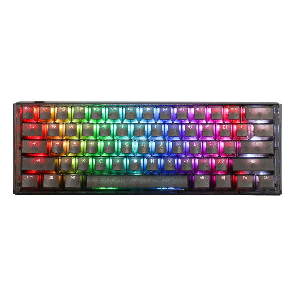Ducky One 3 Mini Hot-Swap Mechanical Gaming Keyboard, Red RGB Switch, DKON2161ST-RUSPDABAAAC1– Aura Black