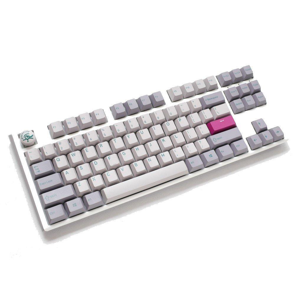 Ducky One 3 TKL Hot-Swap Mechanical Gaming Keyboard, Blue Switch, DKON2187ST-CUSPDMIWHHC2– Mist Grey