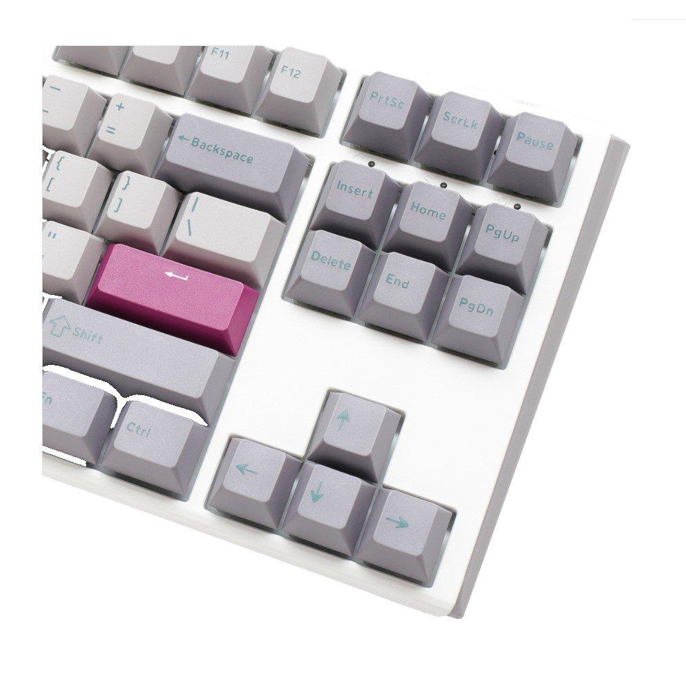 Ducky One 3 TKL Hot-Swap Mechanical Gaming Keyboard, Silent Red Switch, DKON2187ST-SUSPDMIWHHC2– Mist Grey