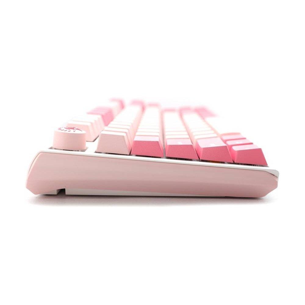 Ducky One 3 TKL Hot-Swap Mechanical Gaming Keyboard, Silent Red Switch, DKON2187-SUSPDGOWWPC2– Gossamer Pink