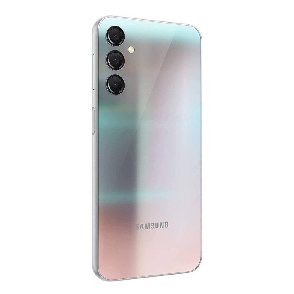 Samsung Galaxy A24, 6.5-Inch, 4GB RAM, 128GB - Silver