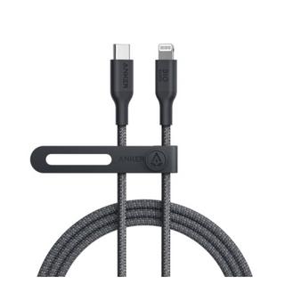 Buy Anker bio-based usb-c to lightning cable, 1. 8m, a80b6h11-541- black in Kuwait