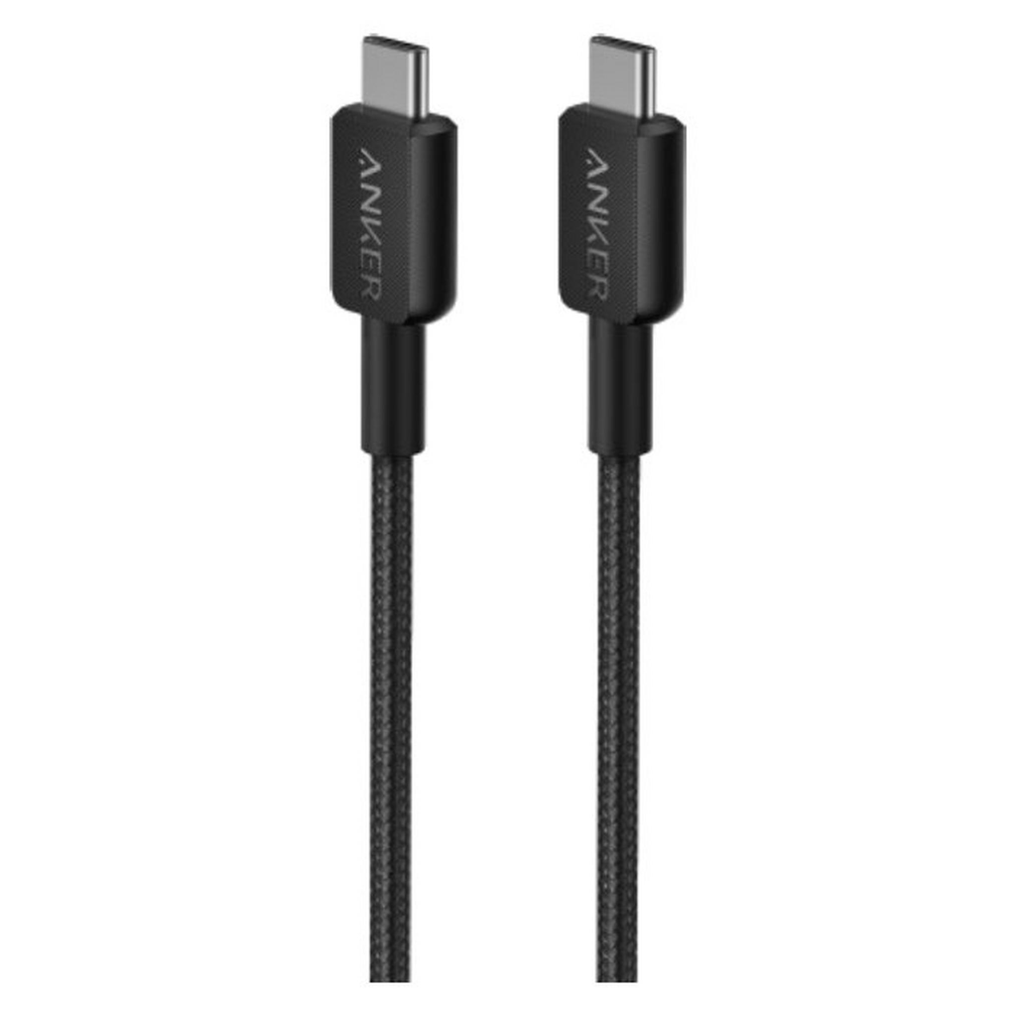 Anker 322 USB-C to USB-C Cable Braided (0.9m) - Black
