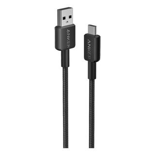 Buy Anker 322 usb-a to usb-c cable braided (1. 8m) - black in Kuwait