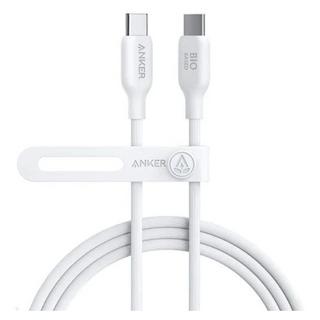 Buy Anker 544 usb-c to usb-c cable (bio-based) 140w (1. 8m) - white in Kuwait