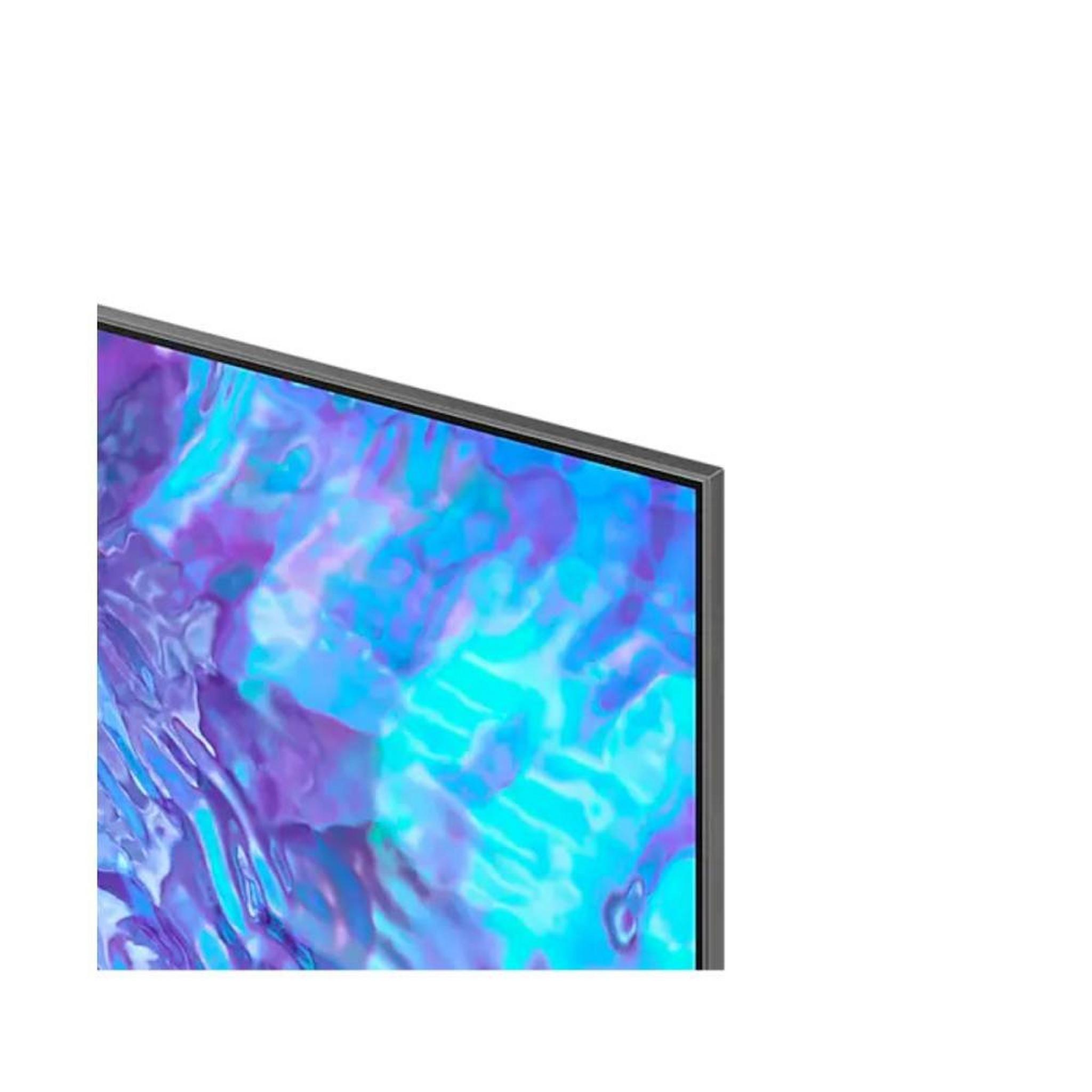 شاشة تلفزيون ذكي مقاس 65 بوصة من سامسونج، كيو ليد 4 كيه ، QA65Q80CAUXZN – رمادي