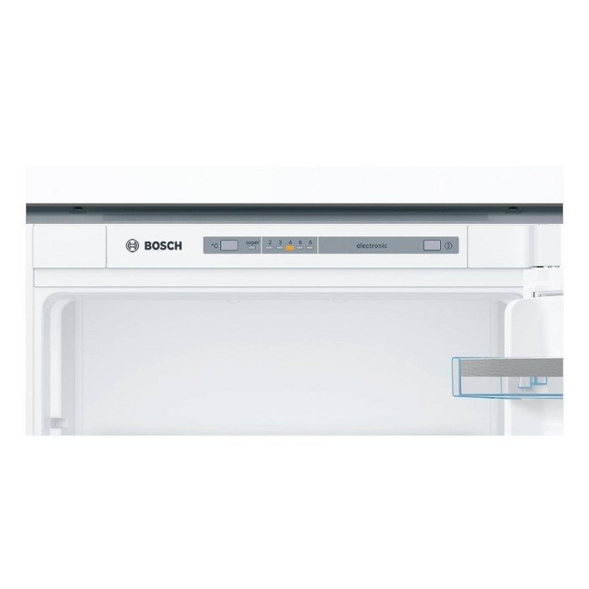 Bosch Series 4 Built-In Bottom Freezer Refrigerator, 10CFT, 272 L, KIV87VS30M - White