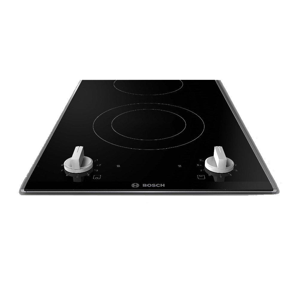 Bosch Series 2 Built-In 2-Burners Domino Electric Hob, 30 cm, PKF375CA2E - Black