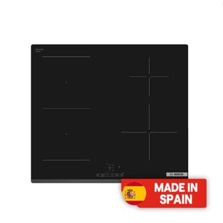 Buy Bosch series 4 induction hob, 60 cm, surface mount without frame, pwp63kbb6e - black in Kuwait