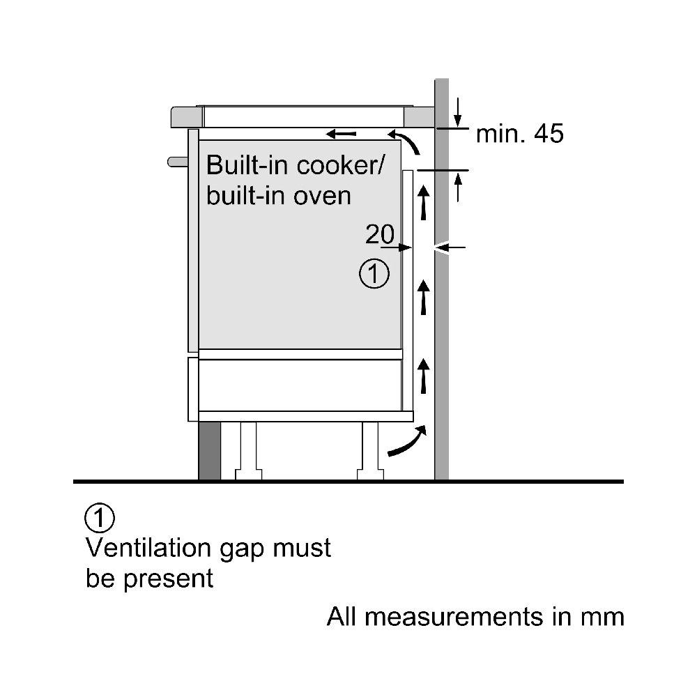 Bosch Series 4 Induction Hob, 60 cm, PUE611BB5E Black Xcite
