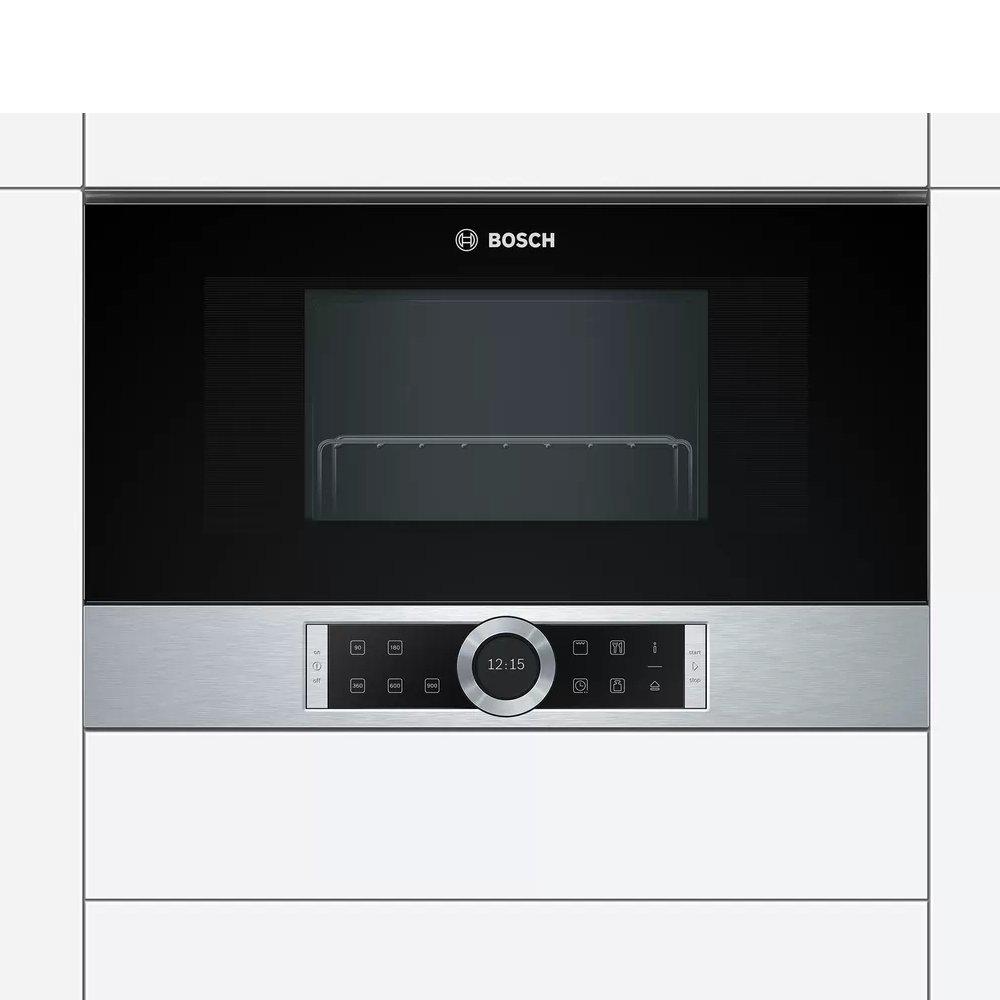 BOSH Series 8 builtin microwave 20L, 900W BEL634GS1M Xcite