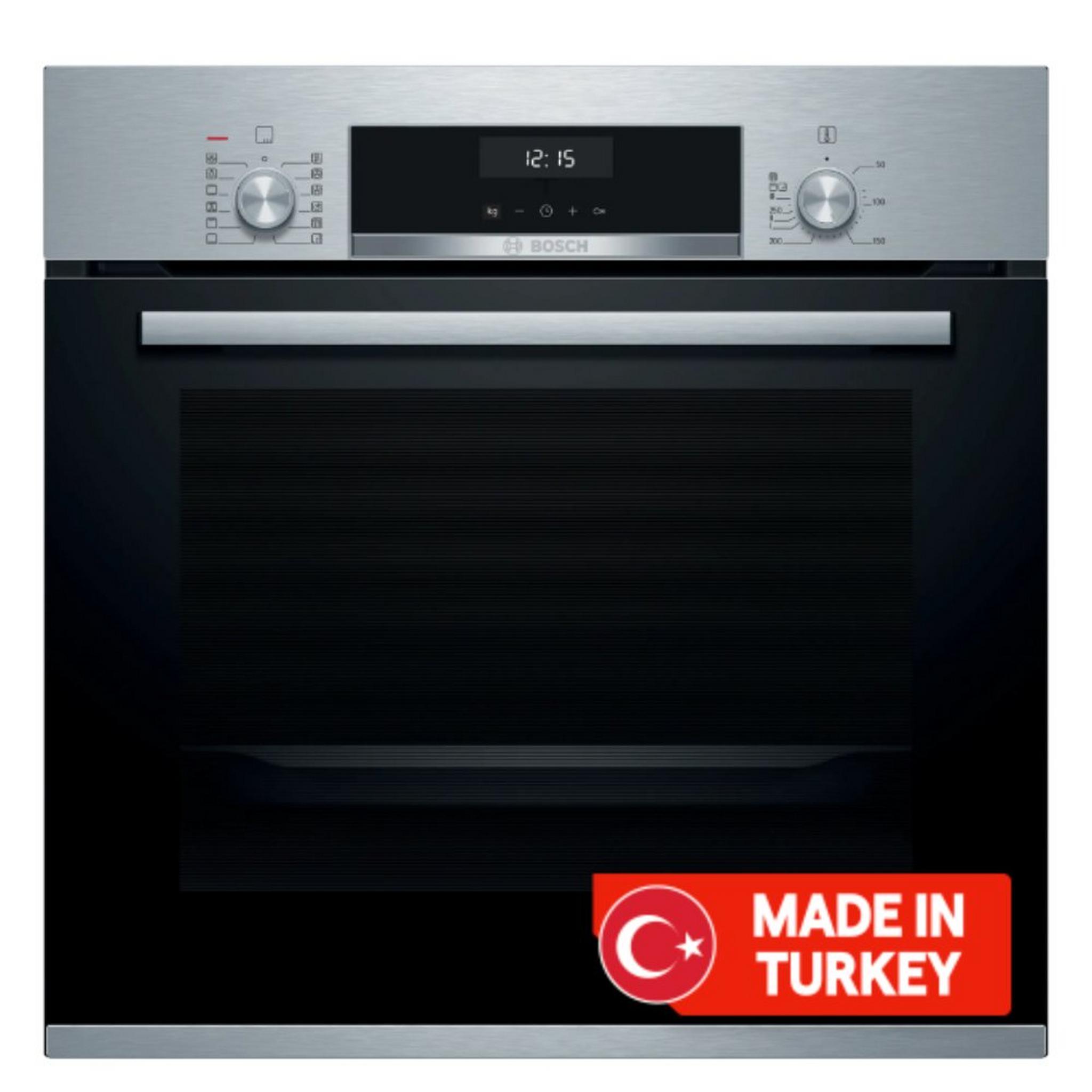 Bosch Built-in Oven with Added Steam Function, 60 x 60 cm, HIJ557YS0M - Stainless steel