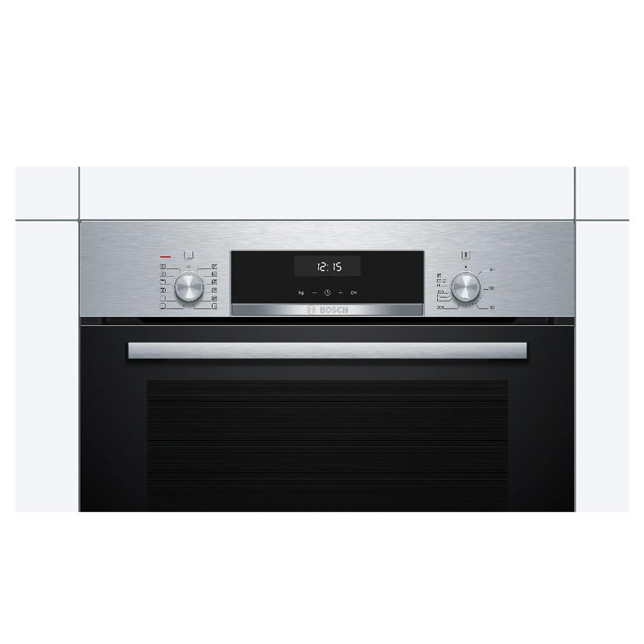 Bosch Built-in Oven with Added Steam Function, 60 x 60 cm, HIJ557YS0M - Stainless steel