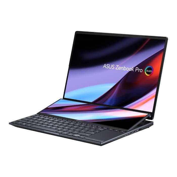 Asus Zenbook Pro 14 Duo Laptop, Intel Core i9-13900H, 32GB RAM, 1TB SSD, 14.5inch, 8GB NVIDIA GeForce RTX 4060 Graphics, Windows 11 Home, UX8402VV-OLEDI9TB – Black