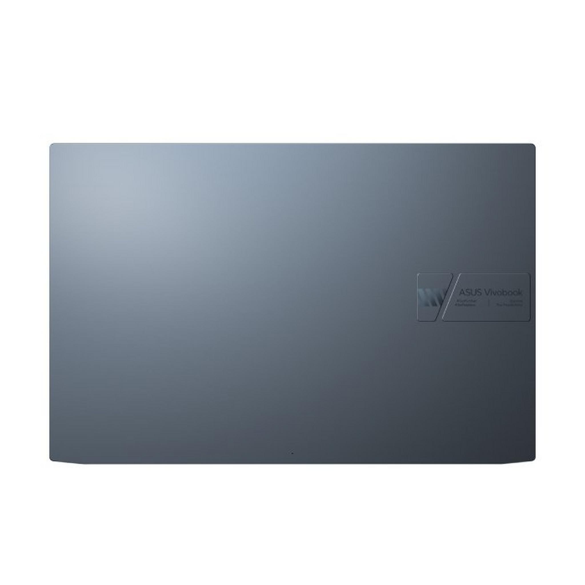 Asus Vivobook 15 Pro OLED, Intel Core i9 13 Gen, 16GB RAM, 512GB SSD, nVidia GeForce RTX, 15.6-inch, Windows 11 Home – Blue