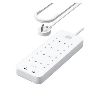 Buy Anker 342 usb power strip 8 in 1, 1. 8m cable, a9182k21 - white in Kuwait
