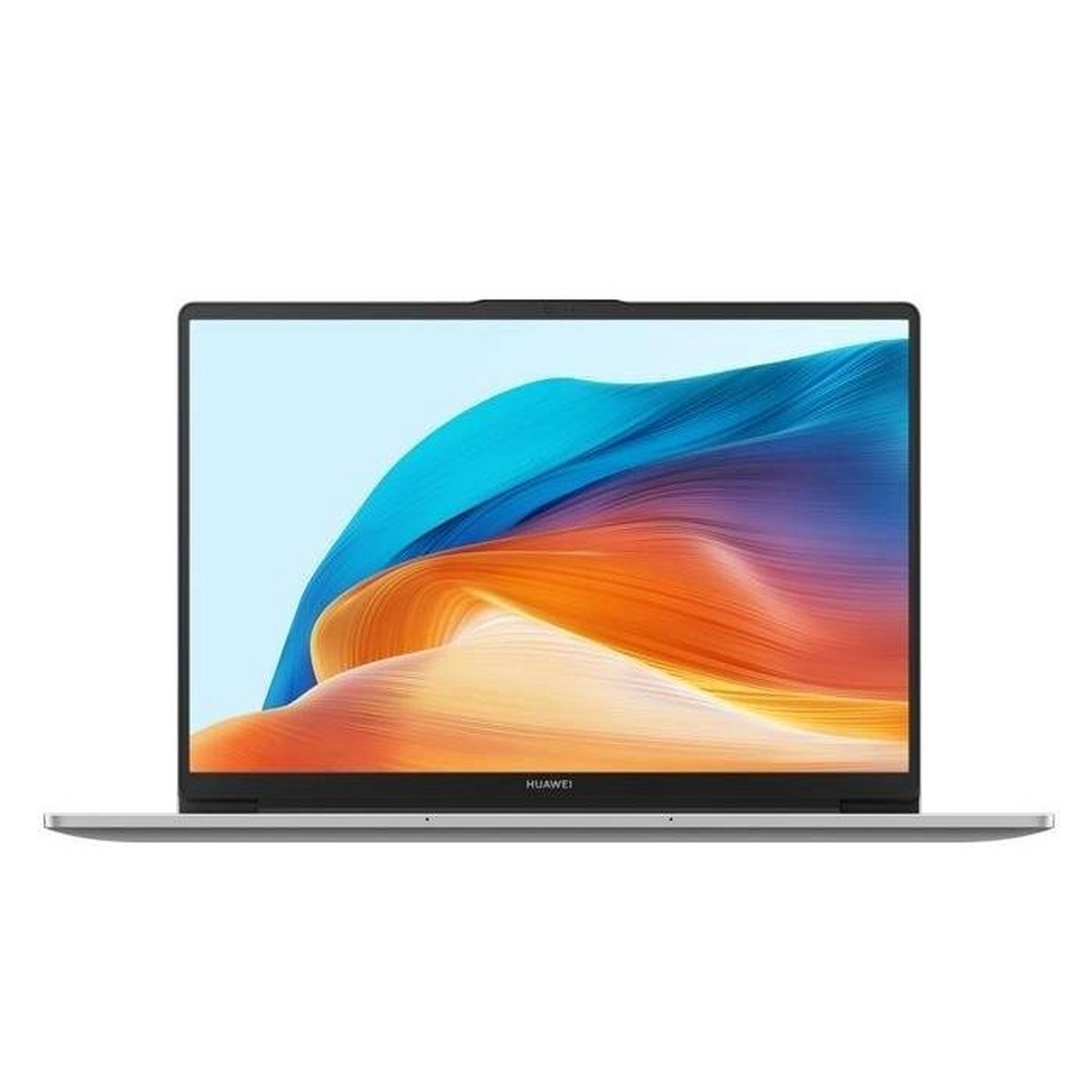 Huawei MateBook D14 2023 Laptop, Intel Core i7, 16GB RAM, 1 TB SSD, 14-inch, Intel Iris Xe Graphics, Windows 11 Home 64-bit, MendelG-W7611Z - Mystic Silver