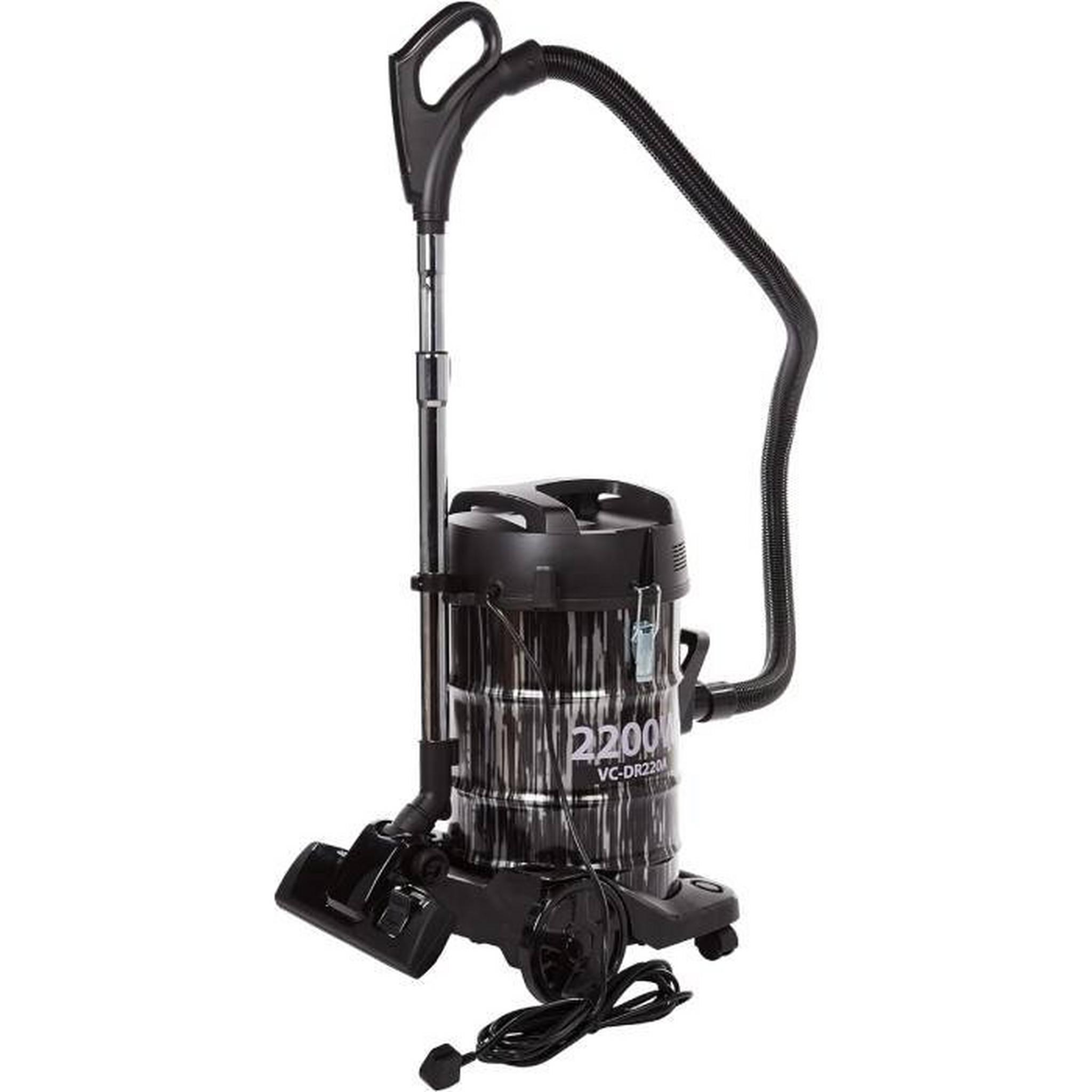Toshiba Vacuum Cleaner 22L, 2200W, VC-DR220ABF – Black/Grey