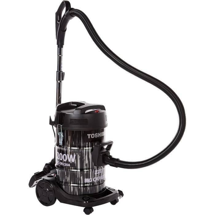 Toshiba Vacuum Cleaner 22L, 2200W, VC-DR220ABF – Black/Grey