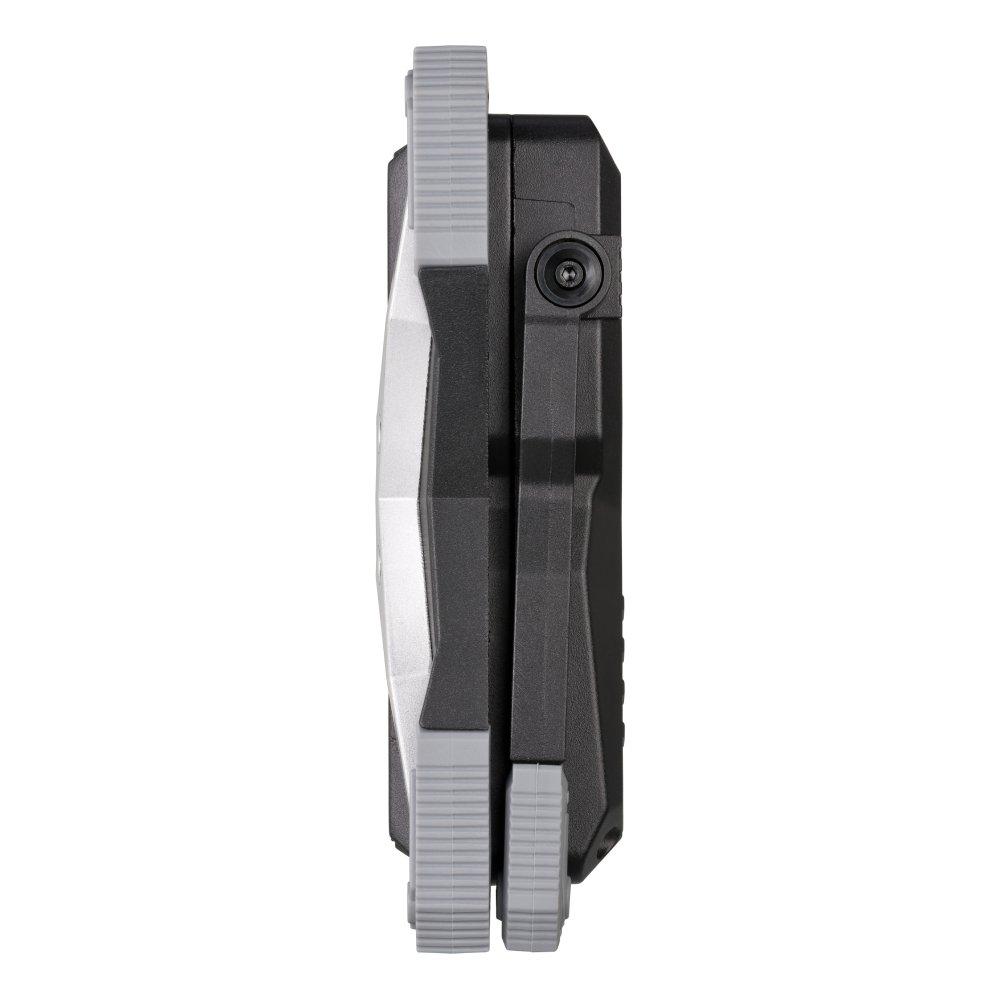 Brennenstuhl Toran Mobile Bluetooth 3000 MB/LED Costruzione Spotlight 30W per esterni (Controllo tramite App, Cavo 5 m, 3000lm, IP55), Grigio, Nero