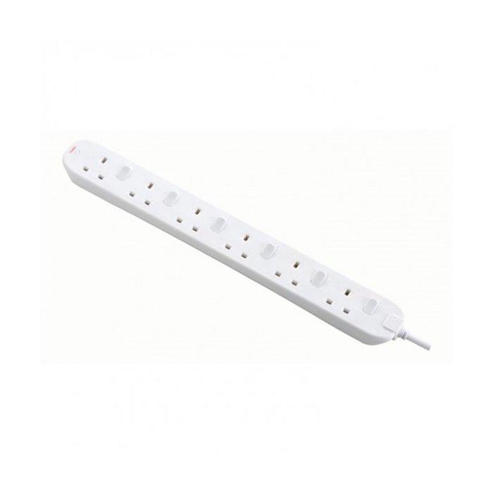 Buy Masterplug 6 way power extension, 5m, swc65n-04 – white in Kuwait