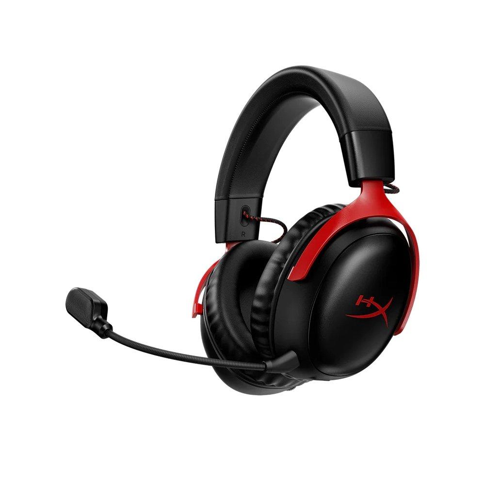 HyperX Cloud III Wireless Gaming Headset for PC, PS5 and XBX,77Z46AA - Black/Red