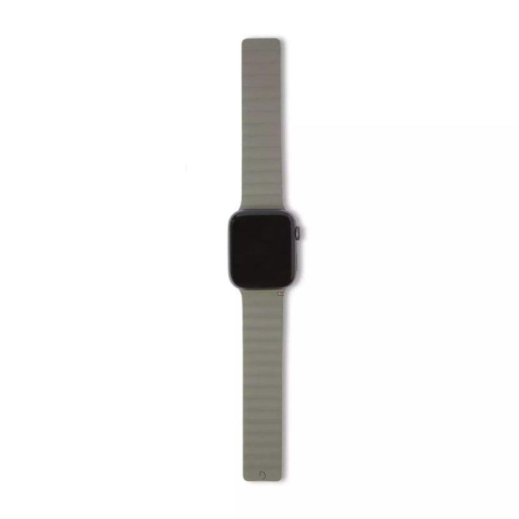 Buy Decoded silicone apple watch band, 49/45/44/42mm, d22aws44tsl3soe - olive in Kuwait