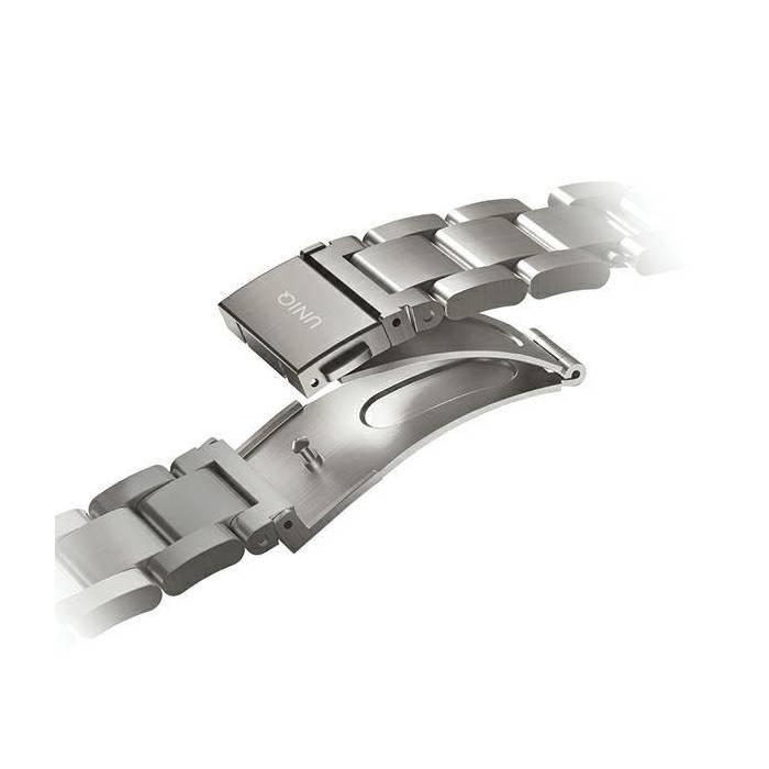 سوار ستيل لساعة أبل من يونيك, 49/45/44/42 ملم, 8886463684641 – فضي