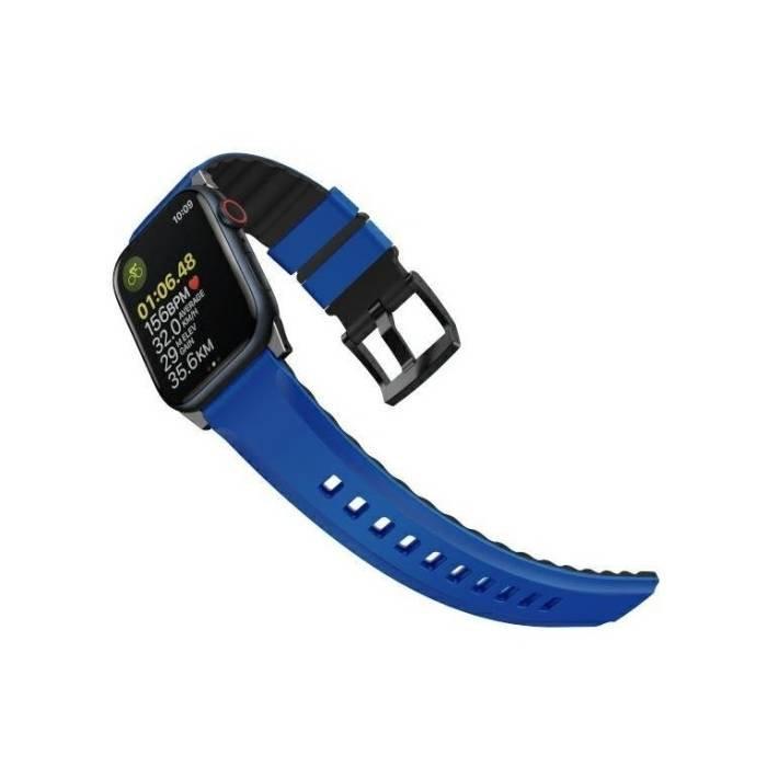 Uniq Linus Apple Watch Strap, 49/45/44/42 mm, 8886463684382– Blue