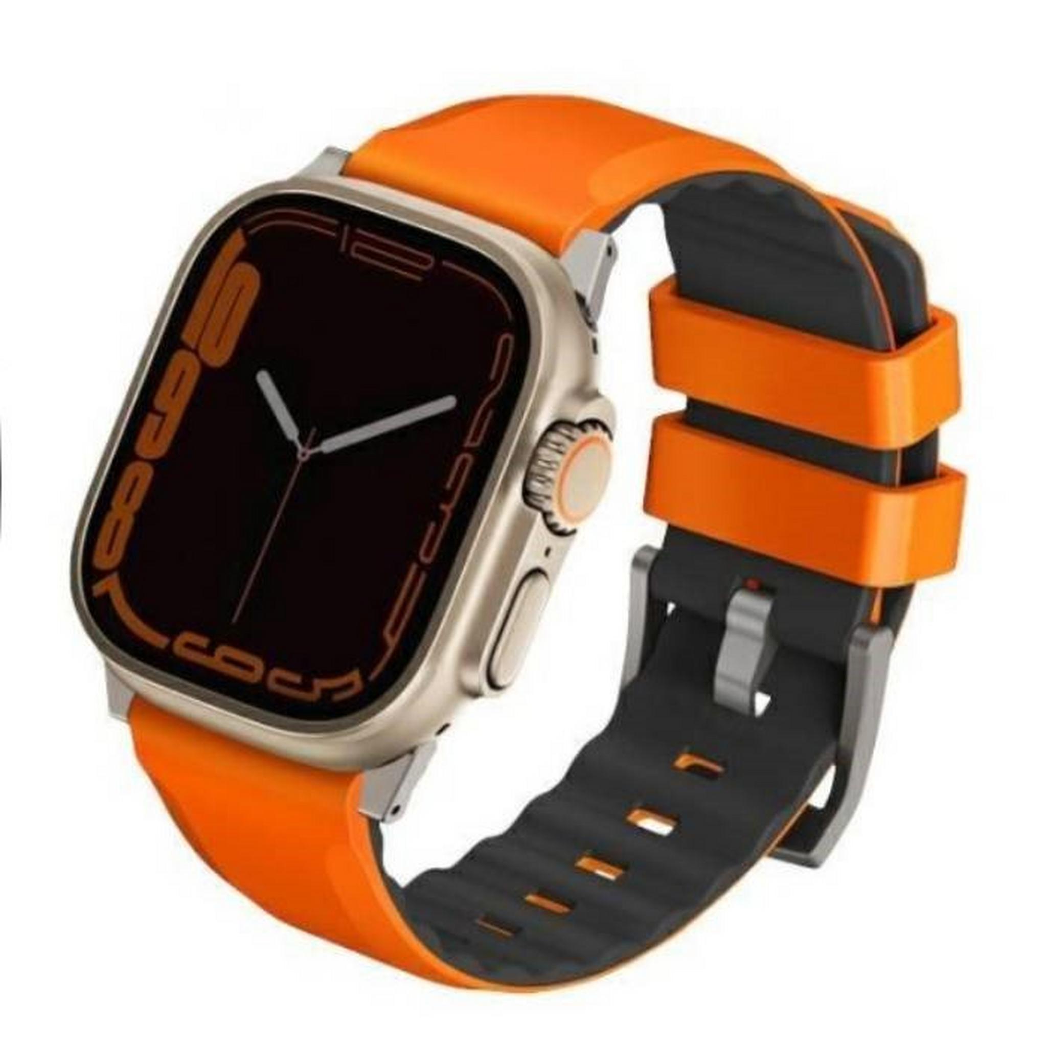 Uniq Linus Apple Watch Strap, 49/45/44/42 mm, 8886463684375 – Orange