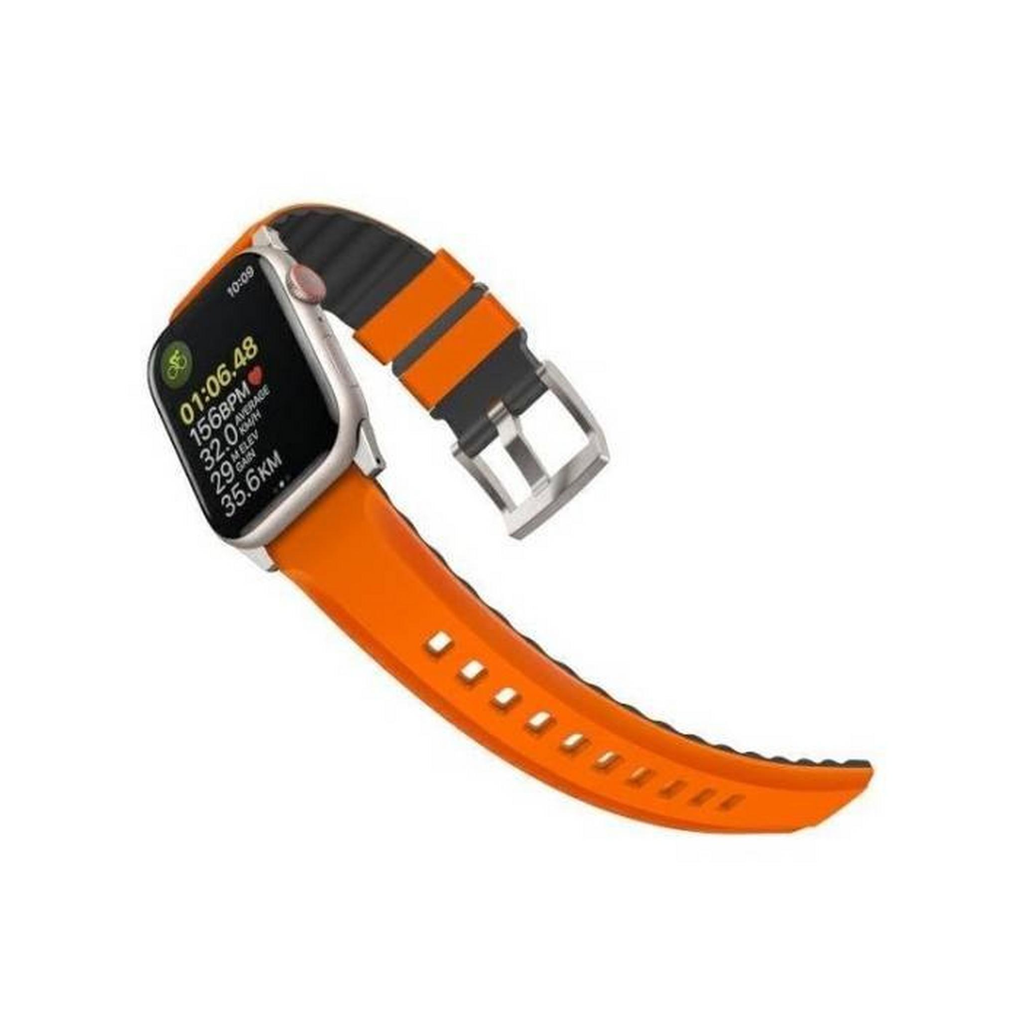 Uniq Linus Apple Watch Strap, 49/45/44/42 mm, 8886463684375 – Orange