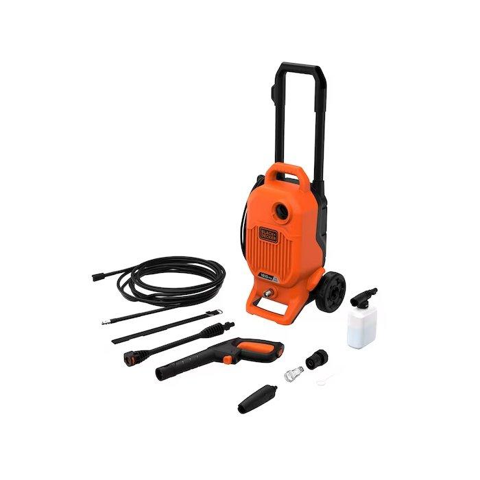 Black & Decker Electric Corded Pressure Washer 1700W, 1.2 gpm, BEPW1700-B5 - Orange