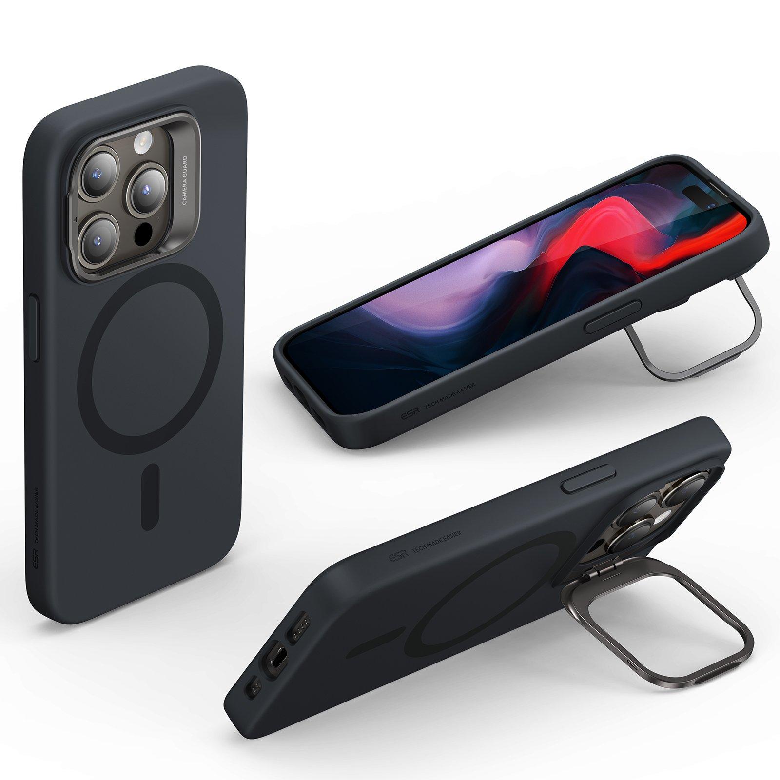 ESR iPhone 15 Pro Cloud Soft Case with HaloLock - Black