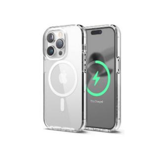 Buy Elago magnetic hybrid case for 6. 1-inch iphone 15 pro, es15mshb61pro-trwh – clear &amp... in Kuwait