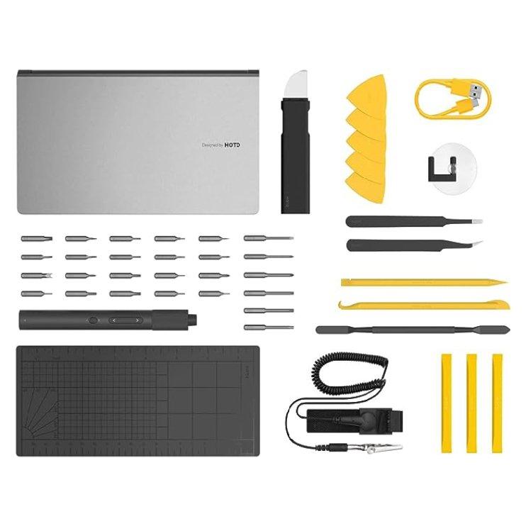 Hoto 48 in 1 Electric Precision Screwdriver Kit Pro, QWLSD012 - Grey